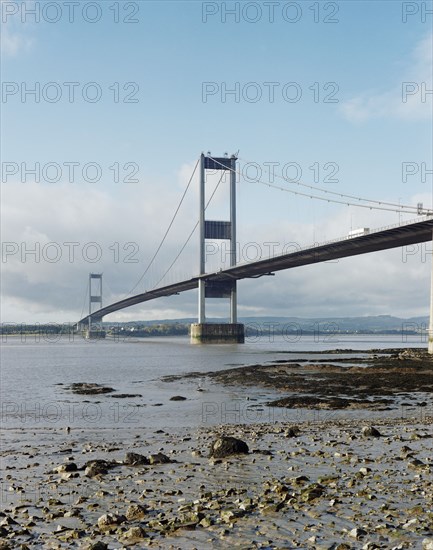 Severn Bridge, M48, Aust, South Gloucestershire, 10/11/1987. Creator: John Laing plc.