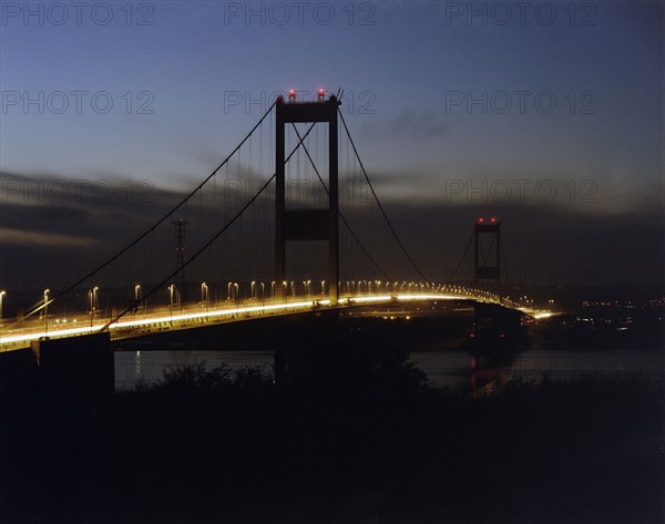 Severn Bridge, M48, Aust, South Gloucestershire, 10/11/1987. Creator: John Laing plc.