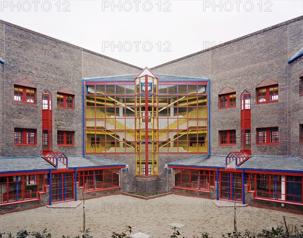 West Dorset County Hospital, Dorchester, West Dorset, Dorset, 08/04/1987. Creator: John Laing plc.