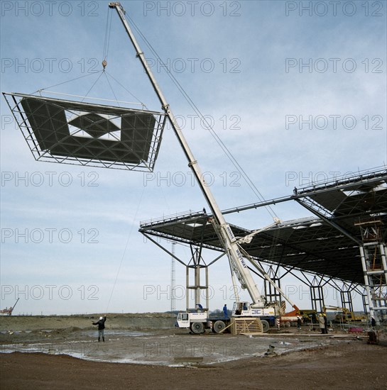 Stansted Airport, Stansted, Stansted Mountfitchet, Uttlesford, Essex, 27/01/1988. Creator: John Laing plc.