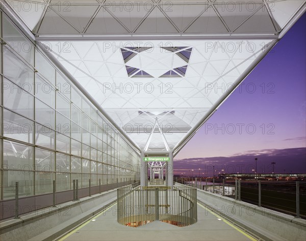 Stansted Airport, Stansted, Stansted Mountfitchet, Uttlesford, Essex, 21/01/1991. Creator: John Laing plc.