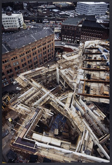 The Bridgewater Hall, Barbirolli Square, Manchester, July-December 1994. Creator: John Laing plc.