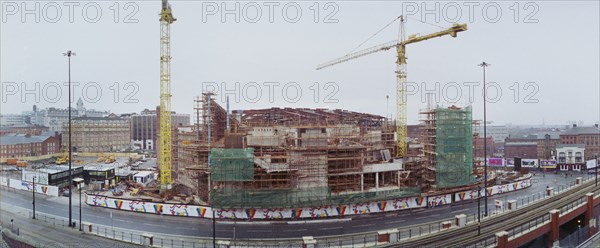 The Bridgewater Hall, Barbirolli Square, Manchester, 01/01/1995. Creator: John Laing plc.