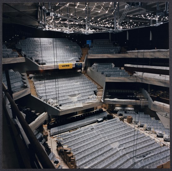 The Bridgewater Hall, Barbirolli Square, Manchester, January-September 1996. Creator: John Laing plc.