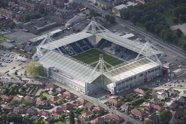 Deepdale, home of Preston North End Football Club, Lancashire, 2015. Creator: Dave MacLeod.