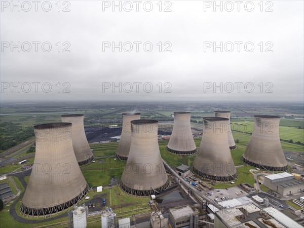Cottam Power Station, Outgang Lane, Cottam, Treswell, Bassetlaw, Nottinghamshire, 2018. Creator: James O Davies.