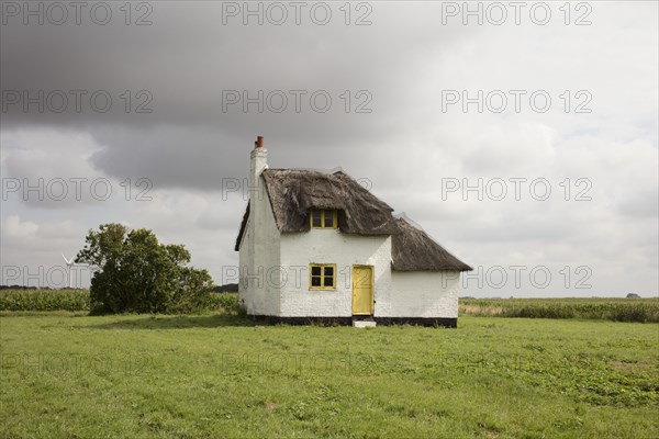 Canary Cottage, Knarr Farm, Thorney Toll, Thorney, City of Peterborough, Cambridgeshire, 2019. Creator: Patricia Payne.