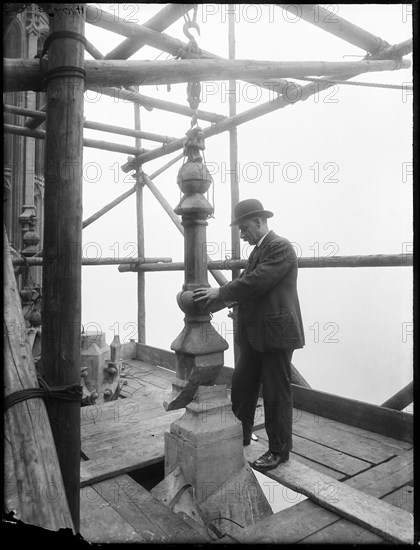 Victoria Tower, Palace of Westminster, Westminster, London, c1925-1935. Creator: Ministry of Works.