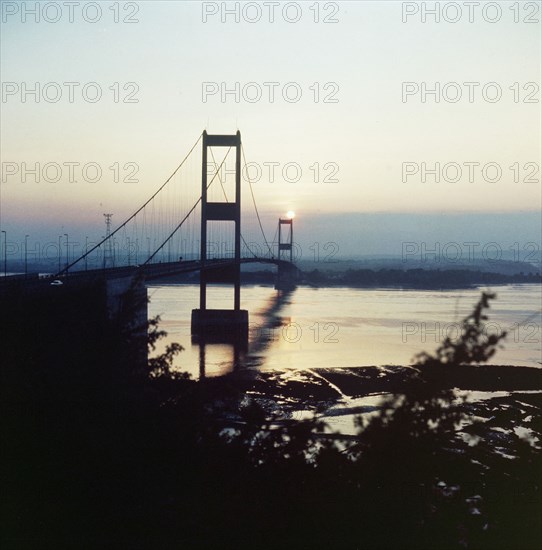 Severn Bridge, M48, Aust, South Gloucestershire, 1987-1989. Creator: John Laing plc.
