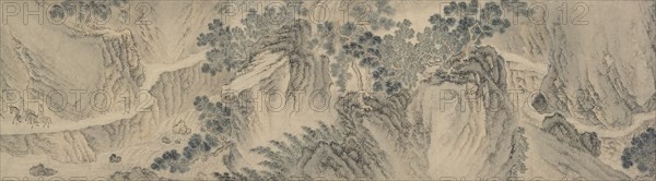 Mountain landscape, October - November 1703. Creator: Shang Rui.