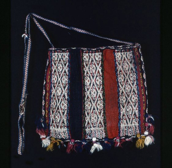Coca Bag (Chuspa), Bolivia, 1850/1900. Creator: Unknown.