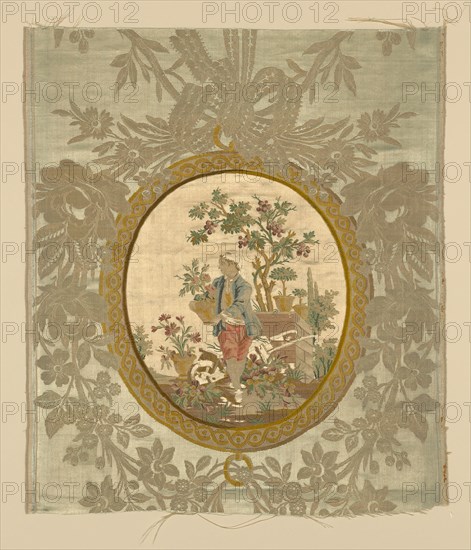 Panel, Lyon, Louis XVI period, 1750/75. Creator: Philippe de Lasalle.