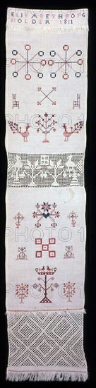 Towel, United States, 1831. IMAGE QUALITY? Creator: Elizabeth Borgholder.