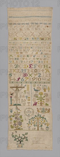 Sampler, Germany, 1766. Creator: Unknown.