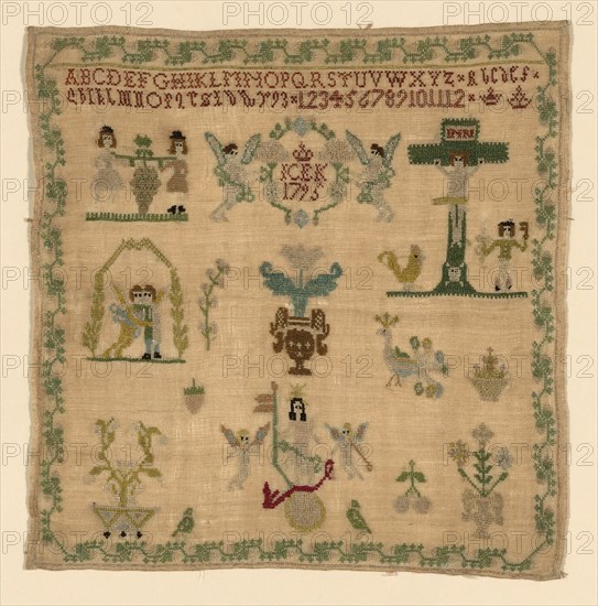 Sampler, Germany, 1795. Creator: Unknown.