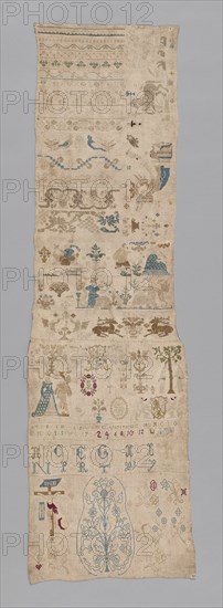 Sampler, Germany, 1719. Creator: Unknown.