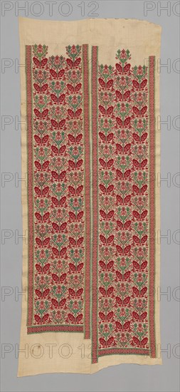 Panel (Half of a Bed Curtain), Pátmos, 17th century. Creator: Unknown.