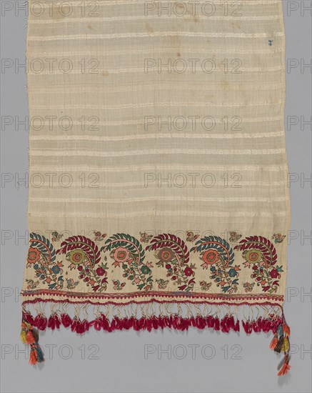 Towel, Mytilene, 18th century. Creator: Unknown.