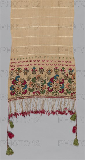 Towel, Mytilene, 18th century. Creator: Unknown.