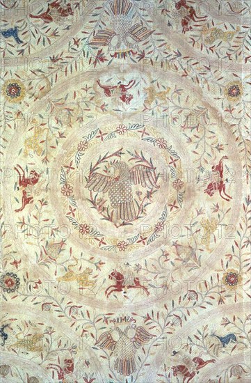 Bedcover, Portugal, Late 17th century. Creator: Unknown.