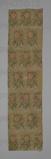 Panel (Dress Fabric), Iran, 1675/1700 Safavid Dynasty (1501-1722). Creator: Unknown.