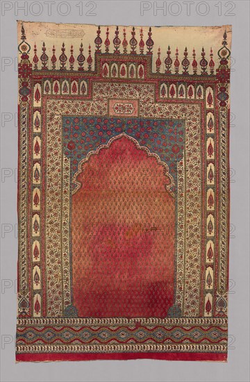 Panel, Iran, 19th century. Creator: Unknown.