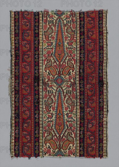 Fragment (From a shawl), Iran, 1801/50. Creator: Unknown.