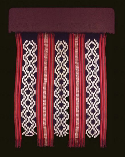 Chief's Poncho, Chile, 1850/1900. Creator: Unknown.