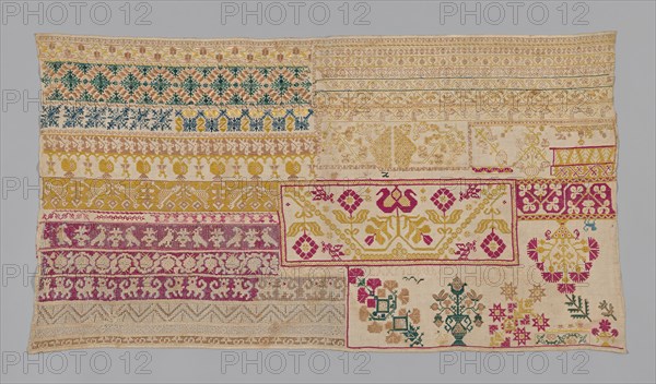 Sampler, México, 19th century. Creator: Unknown.