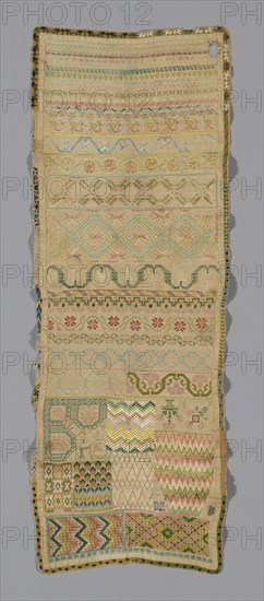 Sampler, México, 1825/75. Creator: Unknown.