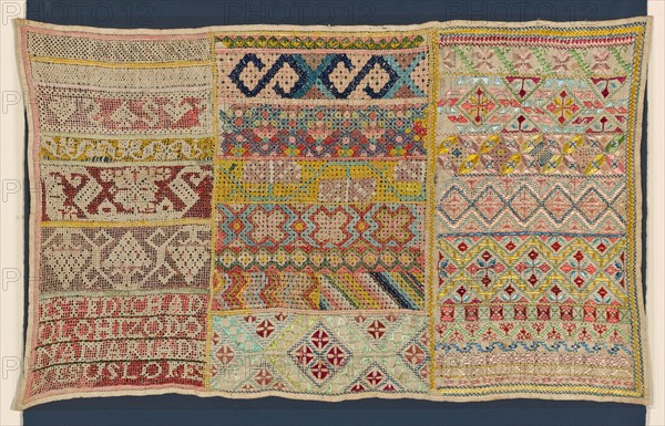 Sampler, México, 1825/75. Creator: Unknown.