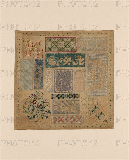 Sampler, México, 1870. Creator: Unknown.