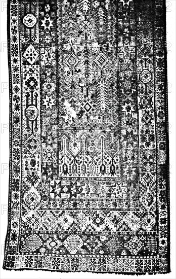 Carpet, Morocco, 1850/1900. Creator: Unknown.