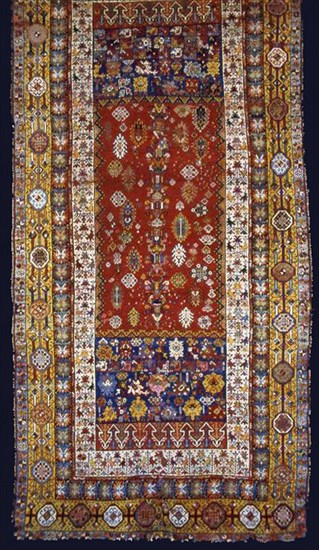 Carpet, Morocco, 1875-1900. Creator: Unknown.