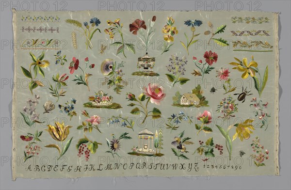 Sampler, Germany, 18th century. Creator: Unknown.