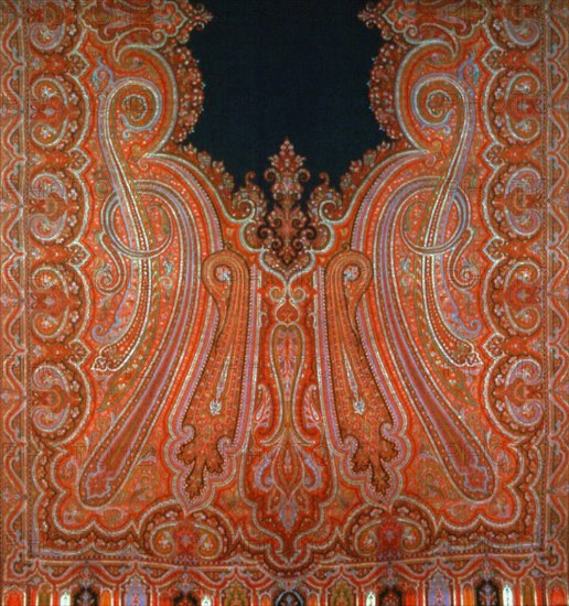 Shawl, Paisley, c. 1850. Creator: Unknown.