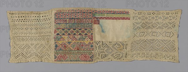 Sampler, Spain, 19th century. Creator: Unknown.