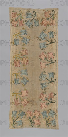 Tray Cloth or Cover, Turkey, 18th century. Creator: Unknown.