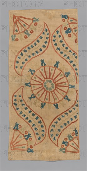 Fragment (Cushion Cover), Turkey, 1675/1700. Creator: Unknown.