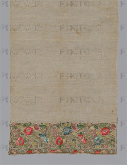Towel or Napkin, Turkey, 1825/1875. Creator: Unknown.