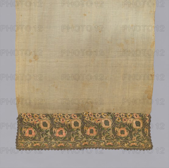 Towel or Napkin, Turkey, 19th century. Creator: Unknown.