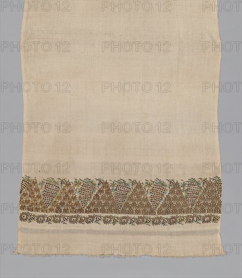 Towel, Turkey, 19th century. Creator: Unknown.