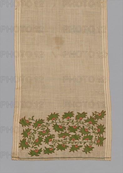 Towel, Turkey, 19th century. Creator: Unknown.