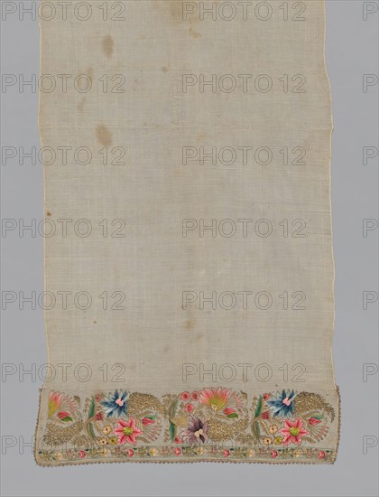 Towel, Turkey, 1825/1875. Creator: Unknown.