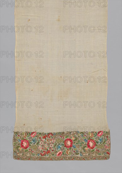 Towel, Turkey, 1800-1850. Creator: Unknown.