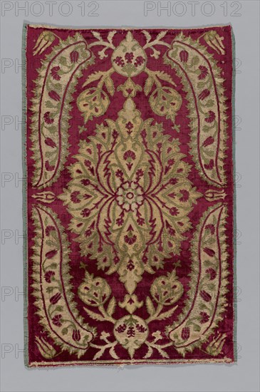 Fragment (Cushion Cover), Turkey, 18th century. Creator: Unknown.