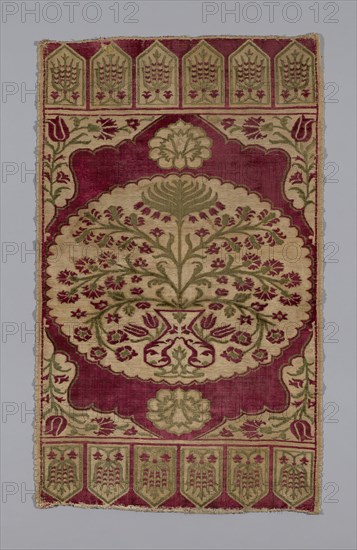 Cushion Cover, Turkey, 17th century. Creator: Unknown.