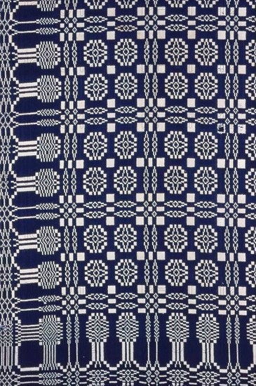 Coverlet, United States, 1820/25. Creator: Unknown.