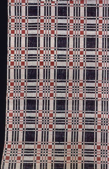 Coverlet, United States, 1820/24. Creator: Unknown.