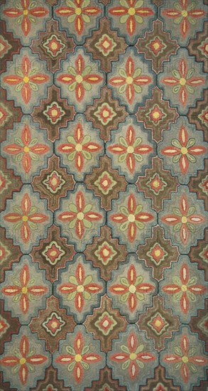 Rug, United States, 19th century. Creator: Unknown.